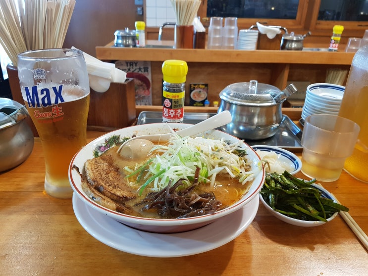  충주 라면 맛집, 연수동 돈코츠라멘 행복한라멘가게
