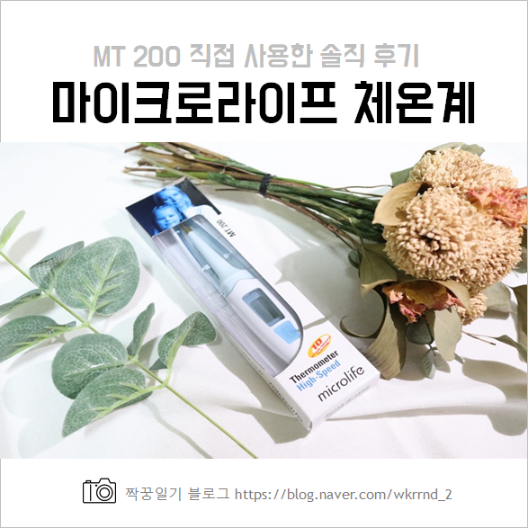  마이크로라이프 체온계 MT200 접촉식 측정법 및 솔직 사용후기