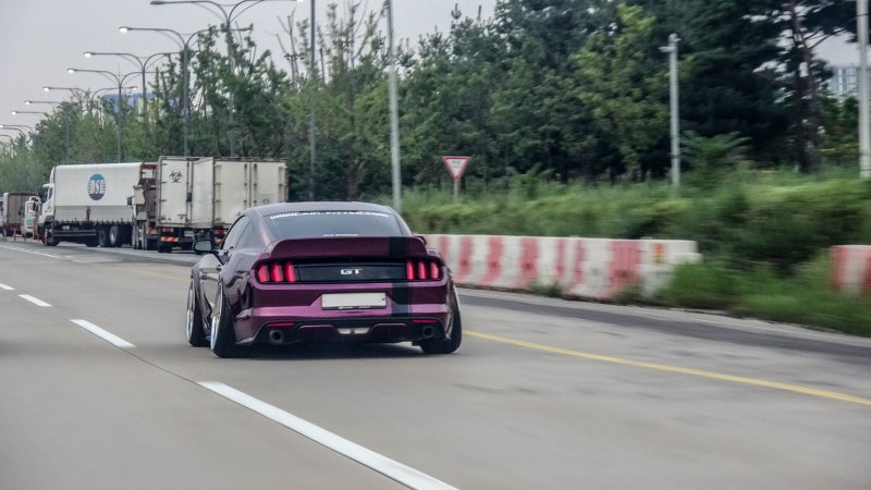 화성 병점중앙로 / 에어서스펜션 장착 / 포드 / 머스탱