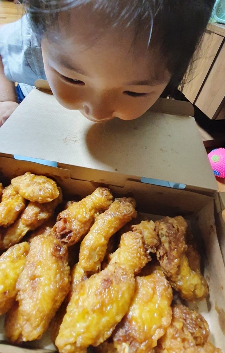  교촌치킨 야탑 아름마을점 허니콤보와 샐러드 솔직후기