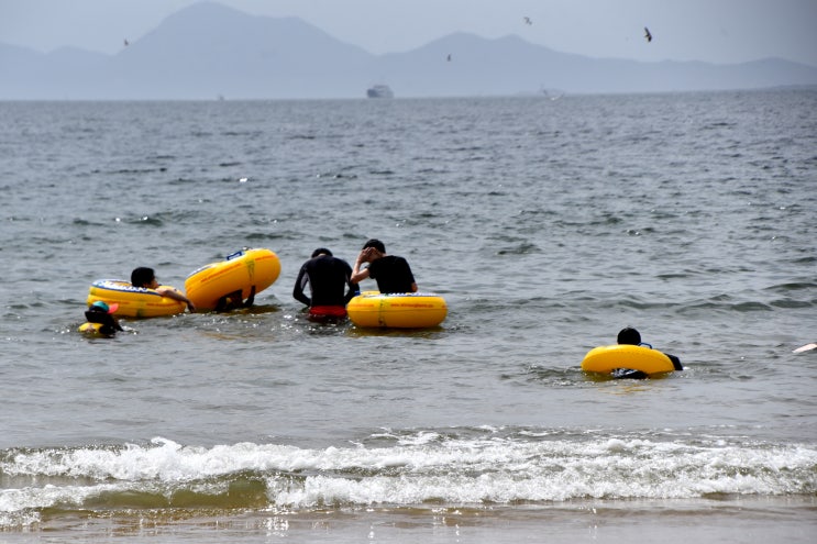 변산반도 채석강과 격포해수욕장