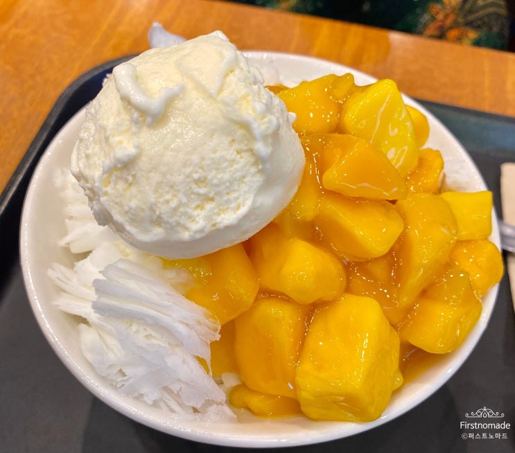  투썸플레이스 망고빙수 가격 맛 솔직후기
