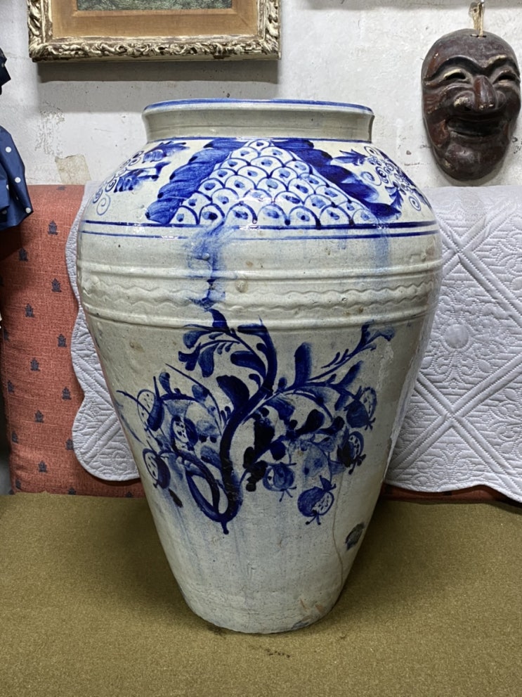  청화백자 석류문호(품절)