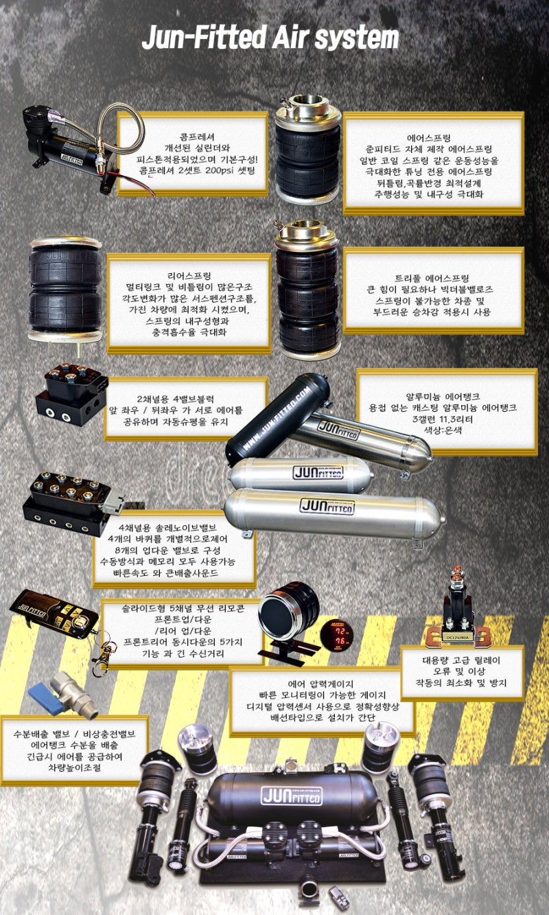 화성 병점중앙로 / 에어서스펜션 장착 / 포드 / 머스탱