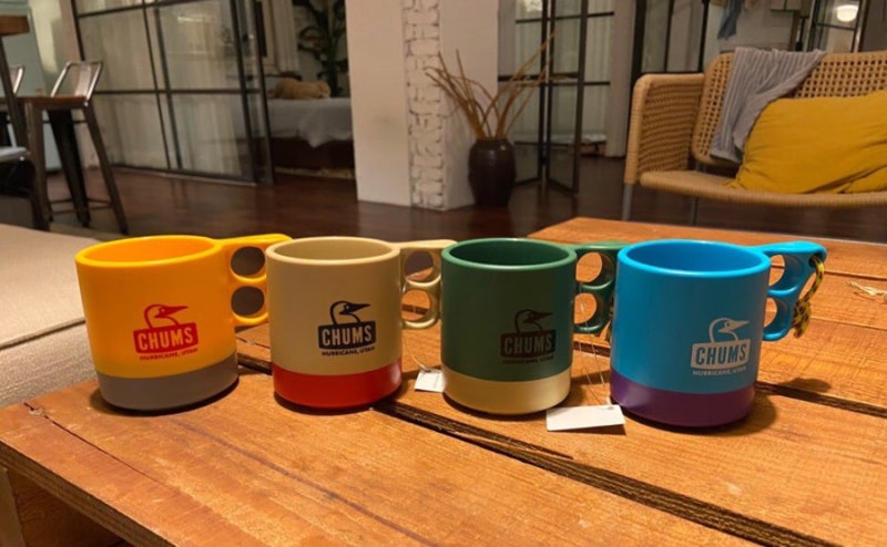 캠핑컵, 첨스 머그컵 250ml 색깔별로 쟁임
