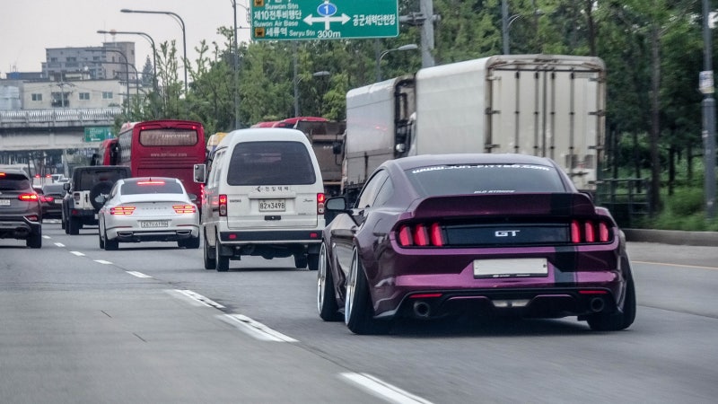 화성 병점중앙로 / 에어서스펜션 장착 / 포드 / 머스탱