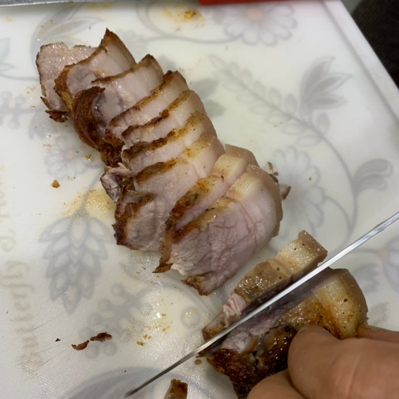 [ 요리 ] 일렉트로맨 오븐 에어프라이어로 다양한 요리 먹어본 후기 통삼겹/고로케/치킨