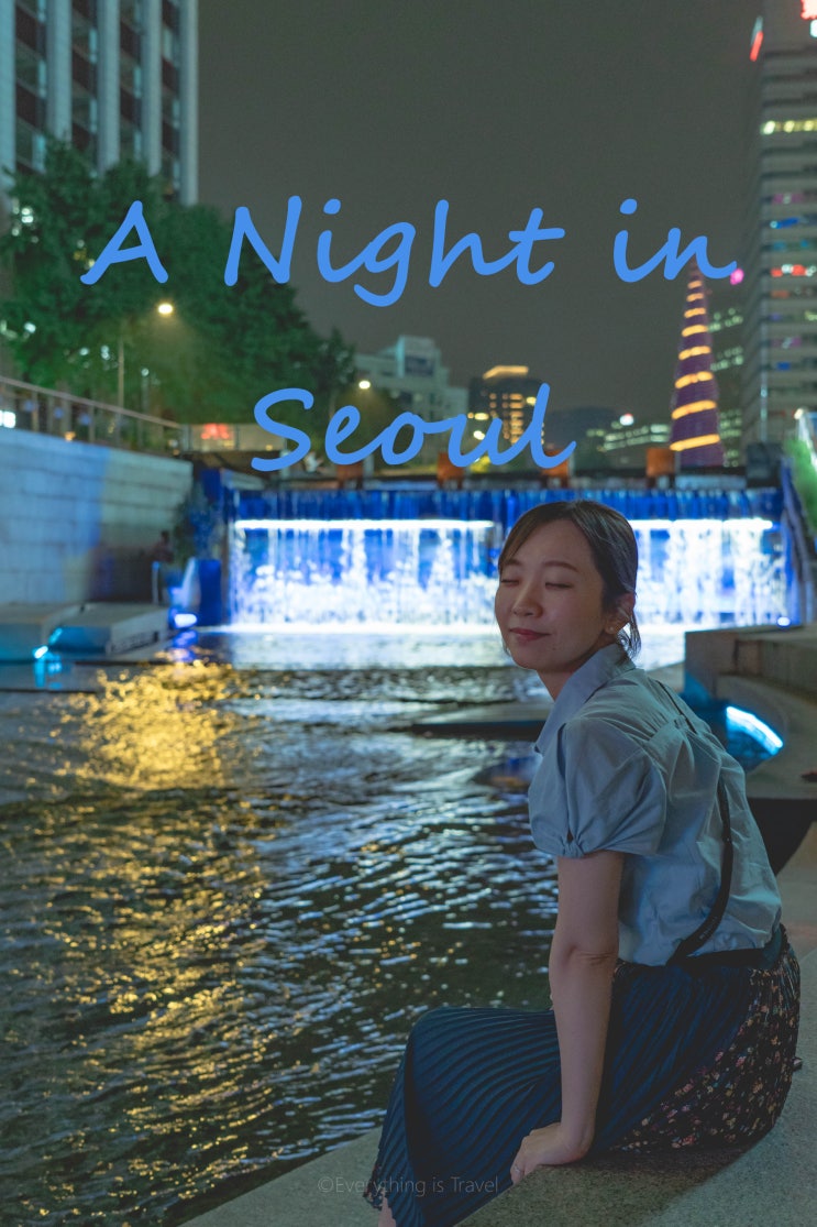 청계천 그리고 서울의 밤