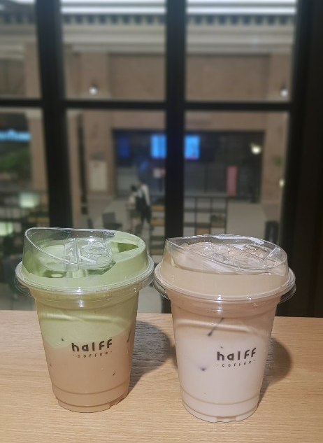 고터 파미에스테이션 데이트 코스 1! 하프커피 강남점(고속터미널역)