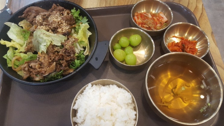 동대구역안 식당 산채비빔밥과 불고기 후기