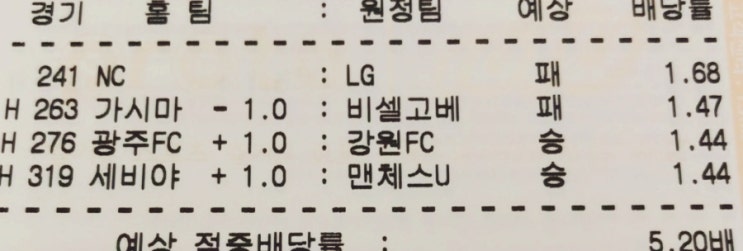 2020.08.17 일요일 프로토 Proto 적중 2020.08.17 일요일 프로토 Proto 적중
