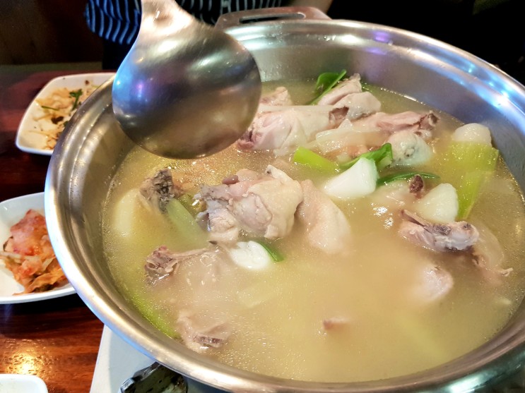 강남 성성식당 역삼지점 닭한마리 + 칼국수 + 죽
