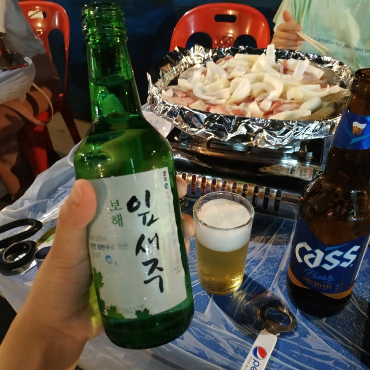  여수 2박3일 뚜벅이 대중교통 여행 1일차 : 청정게장촌, 여수당, 바게트버거, 이사부크루즈, 여수삼합 포차