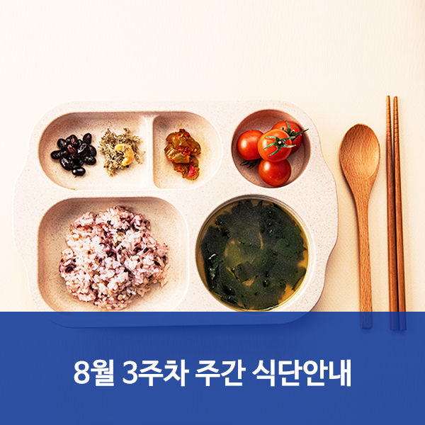 수원요양병원 서울삼성호매실요양병원 8월 3주차 주간식단