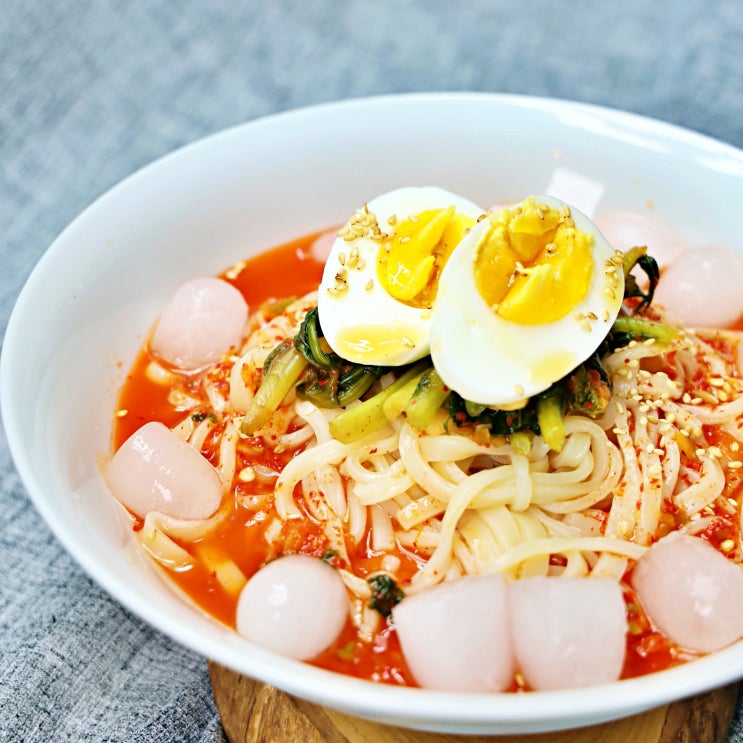 [열무국수 레시피]칼국수 면으로 더 맛있게