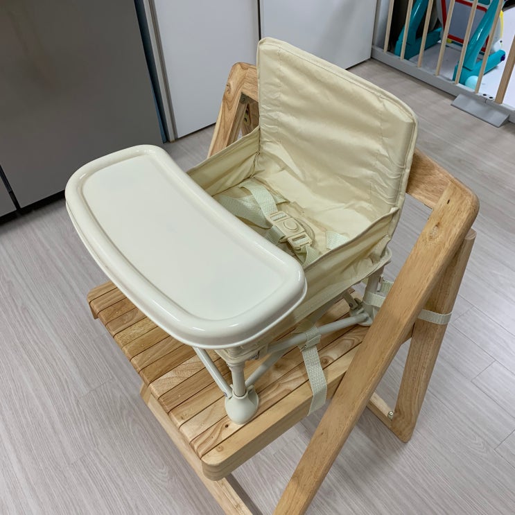 휴대용 아기 의자 솔직 리뷰! '후부스터 식탁 의자'(국민 아기 의자)