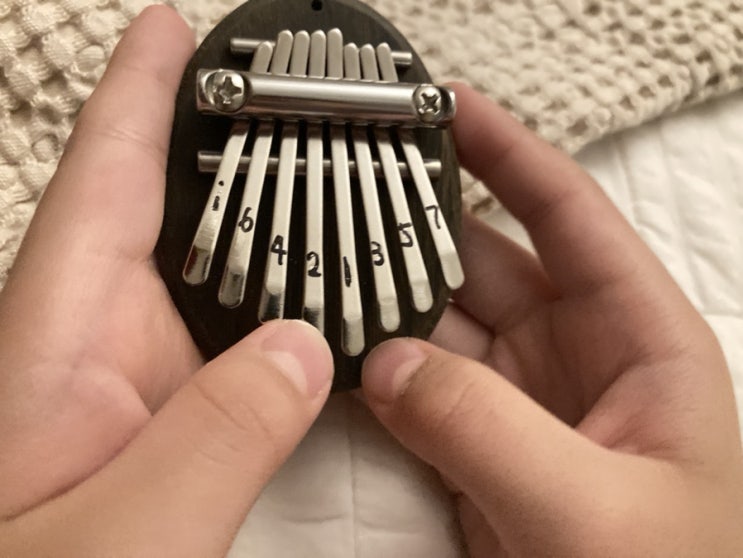  어린이 플레이트 칼림바 악기