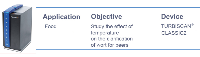  분산안정성 유화안정성 Effect of temperature on Beer