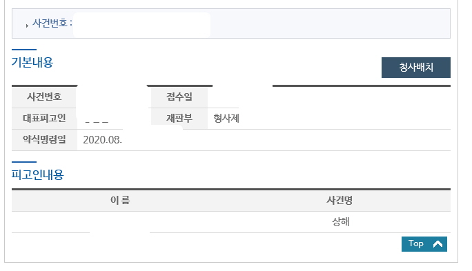  상해죄 고소대리 벌금형 약식명령 사례