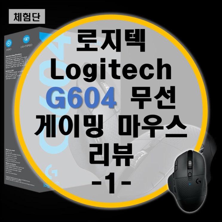 로지텍 비대칭 무선 게이밍 마우스 G604 리뷰 -1- 살펴보기