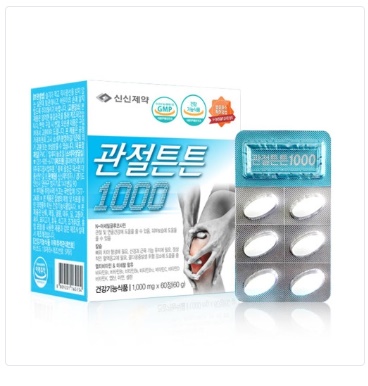  [신신제약] 관절튼튼1000 1000mg*60정 x 2개 (총2개월분) (업체별도 무료배송)