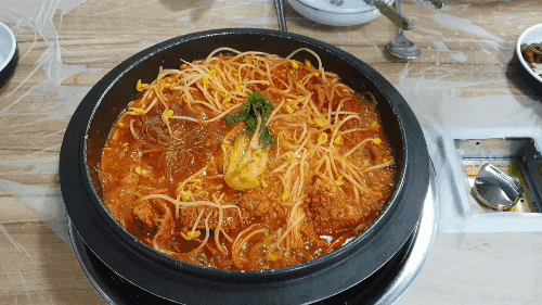  전주물갈비)매콤한갈비와 콩나물의조화 '남노갈비'먹고왔어요