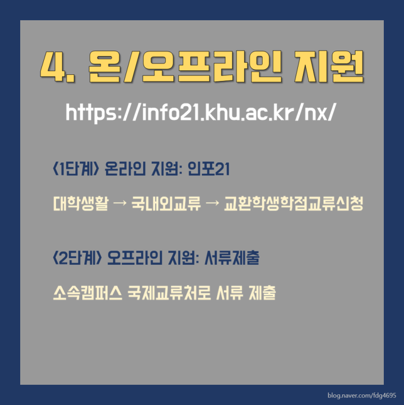 경희대 교환학생 준비부터 합격까지 : 네이버 블로그 경희대 교환학생 준비부터 합격까지 : 네이버 블로그