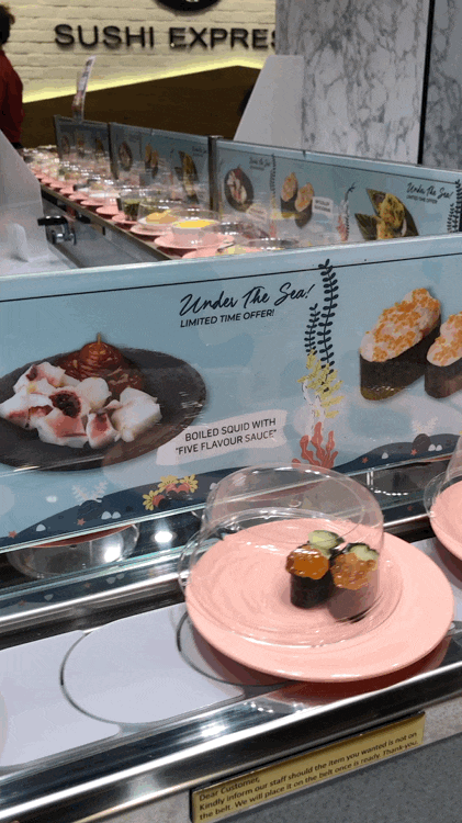 [싱가폴 일상기록] 너무 오랜만에 간 스시 익스프레스 Sushi Express