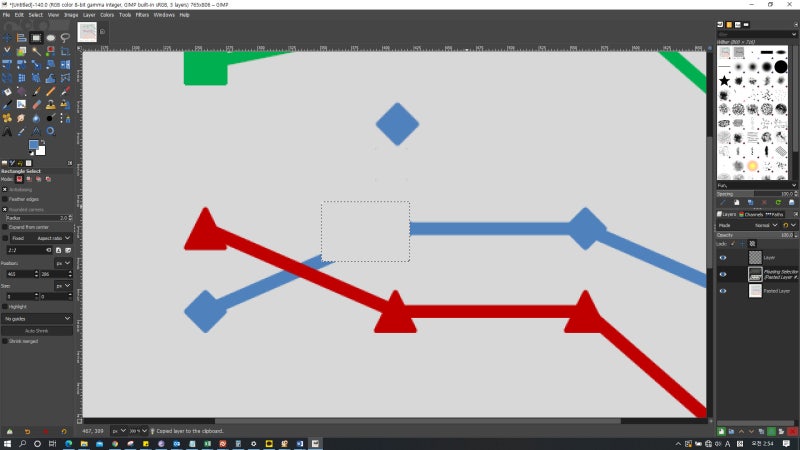 13. 김프(Gimp) 사각 선택 도구(Rectangle Selection tool) : 네이버 블로그