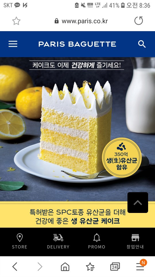  [파리바케트] 빠파 신상 그릭요거트 레몬케이크 소개~