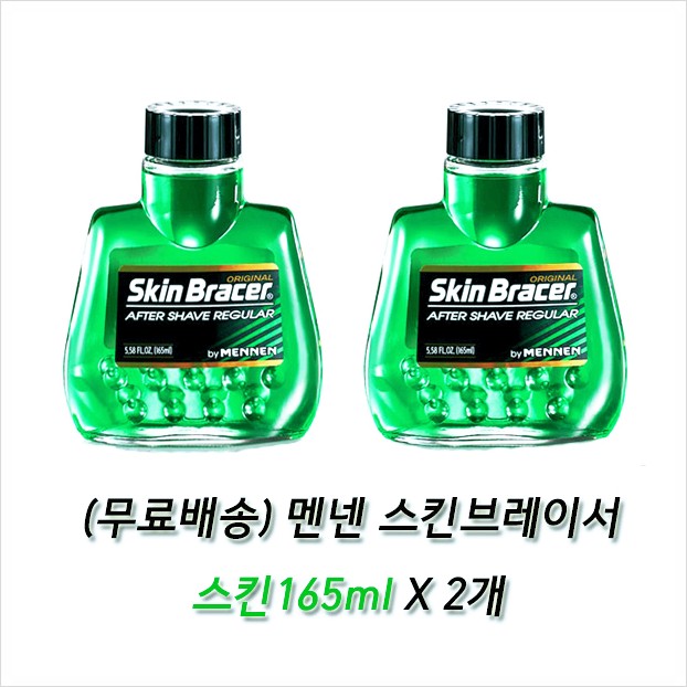  스킨브레이서 맨넨 스킨브레이서 스킨165mlX2개 남성용스킨 애프터쉐이브 스킨, 165ml, 2병좋아요