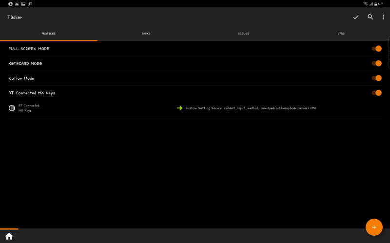 [안드로이드 태블릿]Tasker를 이용하여 External Keyboard Helper 설정 자동화 네이버 블로그
