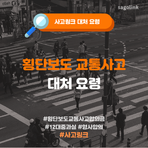 횡단보도 교통사고 처벌 합의 보행자 선처 여부는