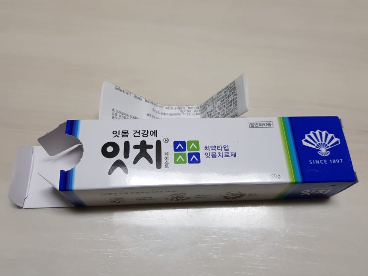  부채표 잇치치약 치아잇몸건강 : 잇몸치료제 잇치페이스트 일반의약품치약