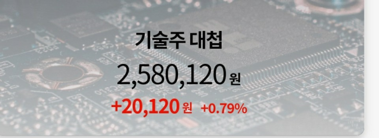  불릴레오 기술주대첩 드디어 양전!