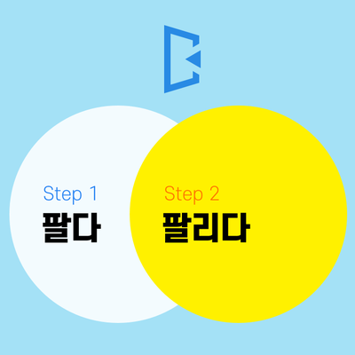 팔리게 하려면 팔아봐야겠죠 (팔다에서 팔리다로)