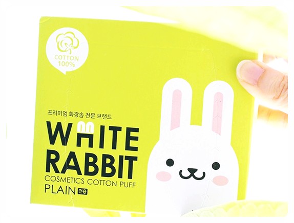  화이트래빗화장솜 괜찮다면~