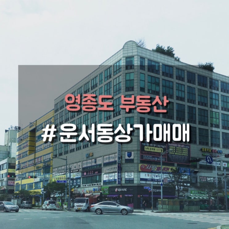  부동산스터디, 영종도 상가매매 투자