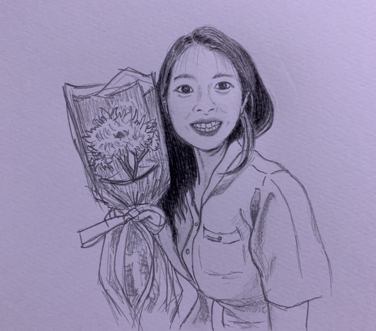  직장동료 은정씨 ‘손그림 그리기’ 스테들러 샤프