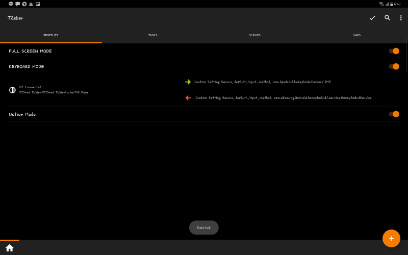 [안드로이드 태블릿]Tasker를 이용하여 External Keyboard Helper 설정 자동화 : 네이버 블로그
