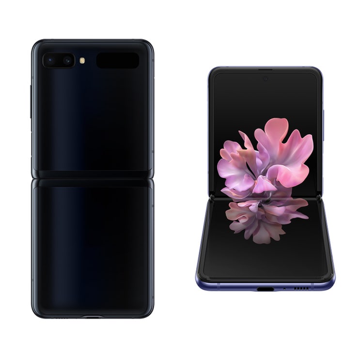 삼성전자 갤럭시 Z플립 휴대폰 SM-F700N, 공기계, 미러 블랙, 256GB