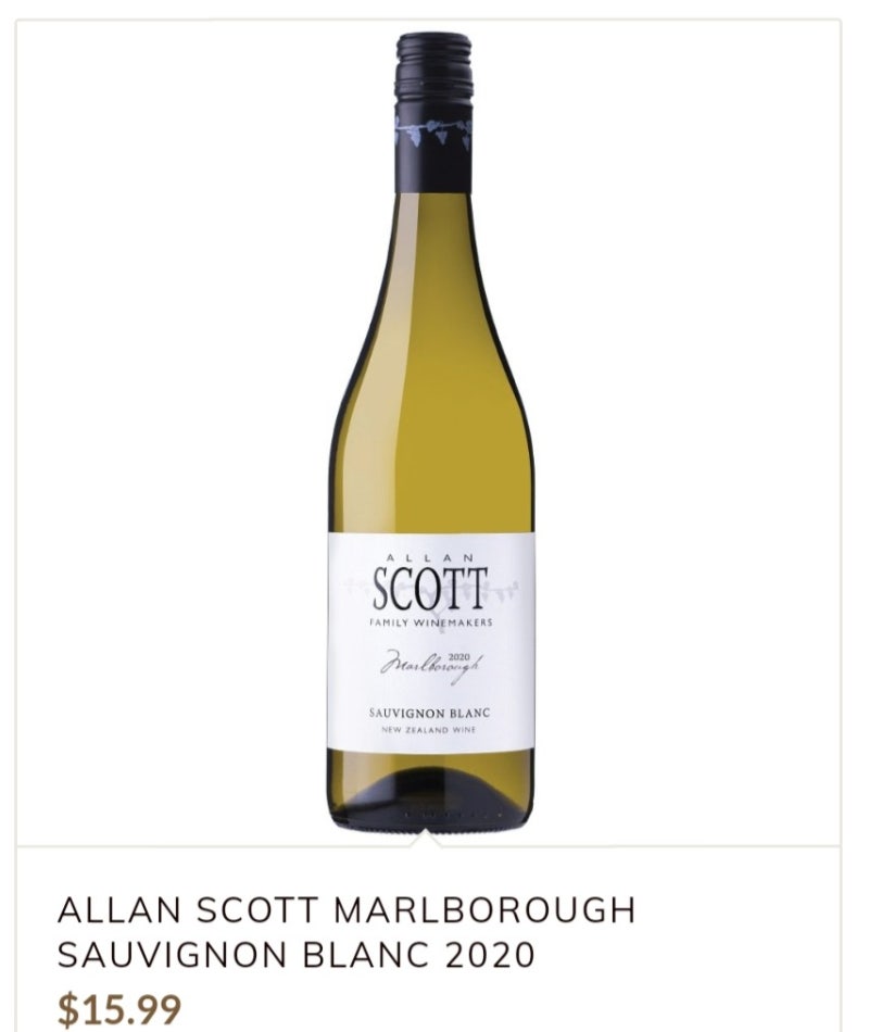 앨런 스콧 말보로 쇼비뇽블랑 2020 (Allan Scott Marlborough Sauvignon Blanc) 와인앤모어
