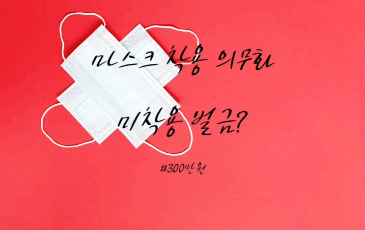  경기도 마스크 의무화 벌금 300만 원 결정, 명확한 기준은?