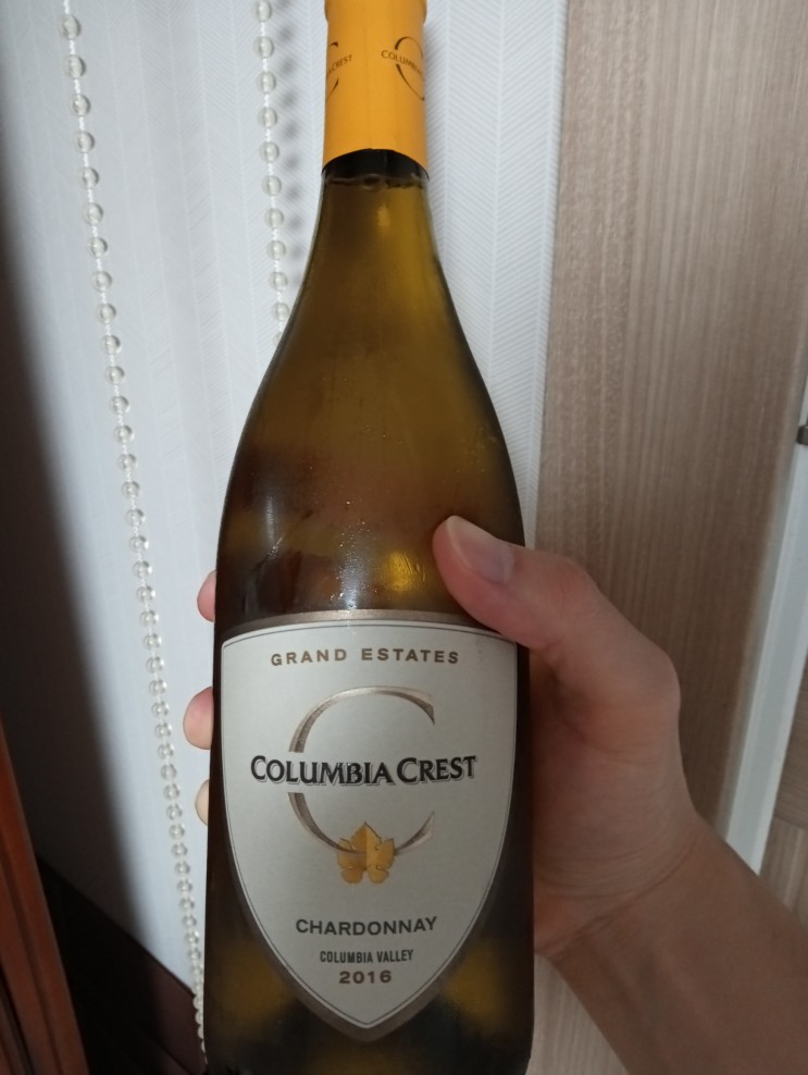 콜롬비아 크레스트 그랜드 에스테이트 샤도네이 2016, Columbia Crest Grand Estates Chardonnay 2016