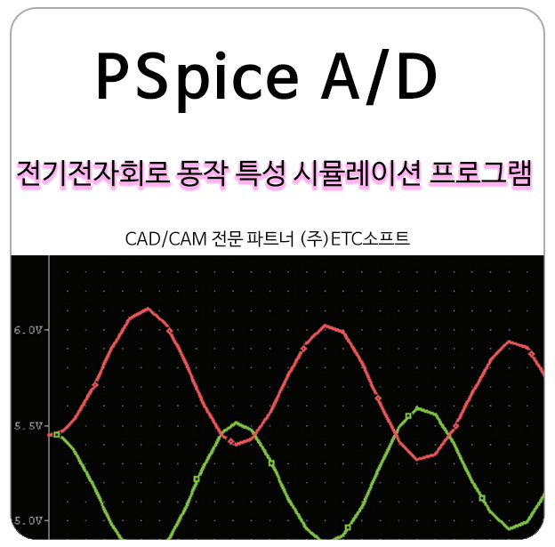  OrCAD PSpice A/D 전기전자회로 동작 특성 시뮬레이션 프로그램