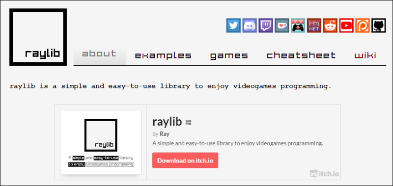 [raylib] 게임 프로그래밍을 위한 쉬운 C 라이브러리 : 네이버 블로그