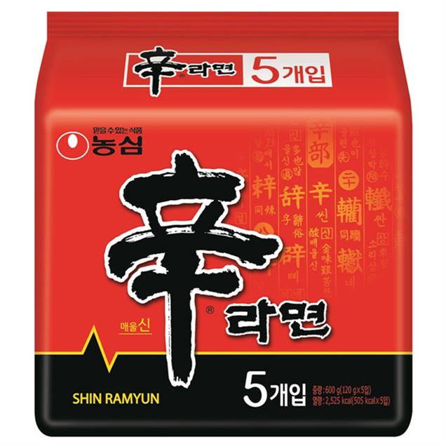 [할인정보] 농심 신라면 120g x 5p 안성탕면 125g x 5p 얼큰 너구리 120g x 5p 짜파게티 140g x 5p 2020년 08월 20기준 14,500 원 