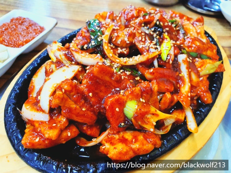  당진 나들목 생고기 후기 - 생삼겹살로 만든 제육볶음이 맛있는 곳