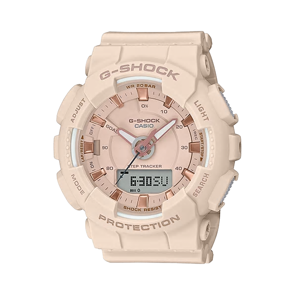  [현대백화점][지샥(G-SHOCK)]남여공용 GMA-S130PA-4ADR 미들사이즈 스텝트래킹라인 패션캐주얼시계 핑크베