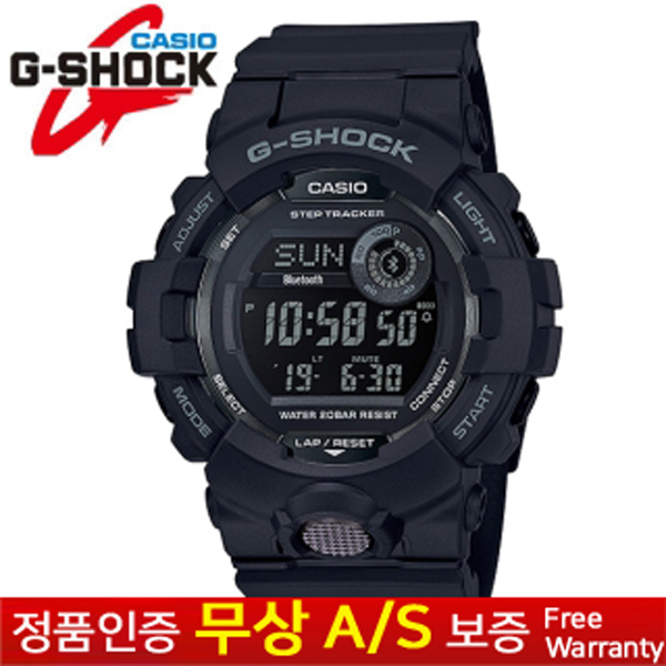  [G-Shock 지샥] [무상AS 정품] 남성남자군인군대 스포츠아웃도어 듀얼타임 전자손목시계 GBD-800-1B